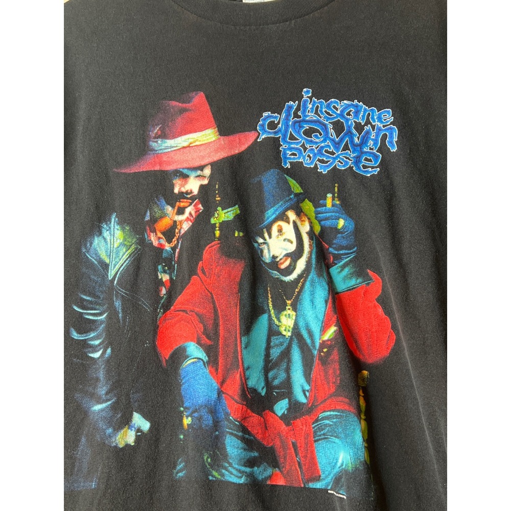 Vintage 2000 Insane Clown Posse Big Money Hustlas T-Shirt XL All Sport ICP Black - Picture 8 of 8